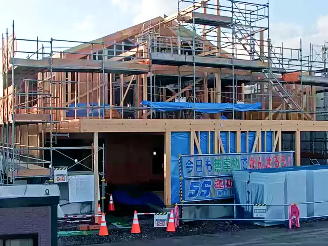 函館地区寮新築の写真