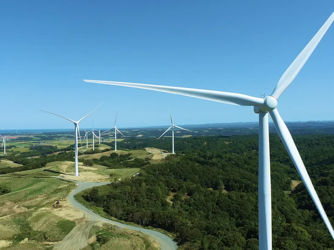 風力発電の写真