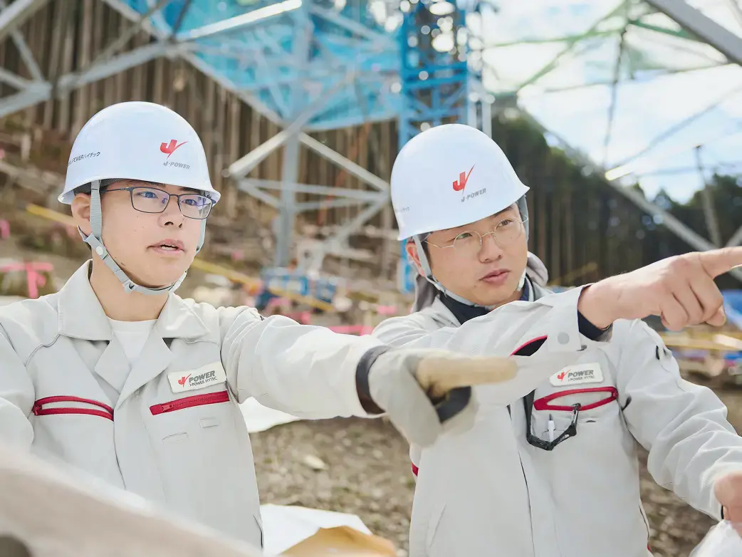 送電設備の補修工事